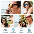 thumbnail image 3 of Gafas de sol flotantes Platinum Sun para mujeres y hombres en color rojo, 3 of 9