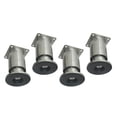 thumbnail image 1 of DOLITY 4 Pcs Cabinet Legs Bed Frame Fixed Support Feet Reinforced Heavy Duty Couch Legs Gray, 1 of 9
