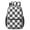 Gray and White, variant on Black and White Checkered Pattern 17" School Backpacks for Teens,Waterproof Oxford Fabric,S-Shape Padded Straps for School,Travel,Hiking,Camping