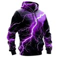 thumbnail image 4 of KHONTS Men's Warm 3D Graphic Hoodies Sweatshirt with Pockets Purple M, 4 of 4