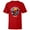 Red, variant on Disney and Pixar’s The Incredibles Mr. Incredible Dad - Short Sleeve T-Shirt for Kids - Customized-White