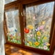 thumbnail image 4 of Colorful Floral Bouquet Window Sticker Flor Ventana Clings Reutilizable Extraíble Doble para el Hogar, 4 of 4