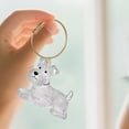 thumbnail image 3 of Porte-clés de Rangement pour Poils d'Animaux Bouteille Commémorative Transparente Pendentif Souvenir pour Amoureux des Chiens, 3 of 3