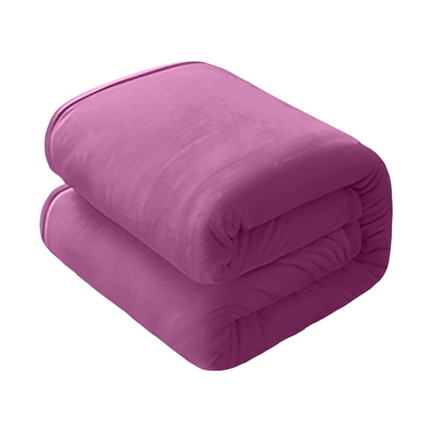 Manta de Vellón – Microfibra de Franela Súper Suave, Manta Ligera y Cálida para Sofá o Alfombra, Cubrecama Acogedor para Cama o Sofá, Color Sólido 70x100cm