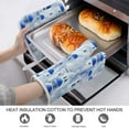 thumbnail image 3 of Santorini Island in The Greece Oven Gloves And Pots Stand Set Oven Gloves And Pot Racks Pot Racks And Oven Gloves Set, 3 of 9
