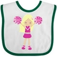 thumbnail image 3 of Inktastic Cheerleaders, Cute Girl, Blonde Hair, Cheerleading Girls Baby Bib, 3 of 4