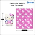 thumbnail image 2 of Sanrio Hello Kitty Hello Hugs Silk Touch Throw Blanket and Plush Character Hugger Set– Ultra Soft Plush Character Pillow for Kids, 2 of 6