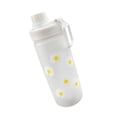 thumbnail image 2 of Ounissouiy Vaso de agua esmerilado transparente con margaritas pequeñas de 600ml, vaso de plástico a prueba de caídas para beber, botella de agua con Teteras  seis flores, 2 of 8