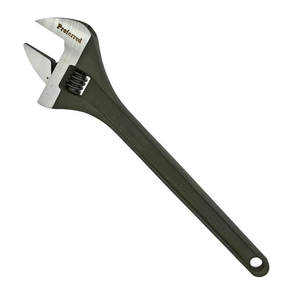 Proferred T05007 Standard Adjustable Wrench, Phosphate Finish, 18"