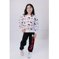 thumbnail image 2 of Hello Kitty Fleece Sweatshirt and Jogger Pants Outfit Set Toddler to Big Kid, 2 of 5