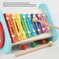 thumbnail image 4 of Wooden Percussion Instruments Toys, Develop Musical Sense Toddler Musical Instruments Puzzle  For Toddlers, 4 of 8