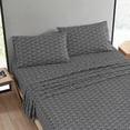thumbnail image 2 of MARIMEKKO - Full Sheets, Cotton Percale Bedding Set, Crisp & Cool Home Decor (Pikkuinen Unikko Black, Full), 2 of 10