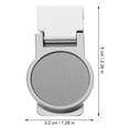 thumbnail image 3 of MOVTOTOP Office Money Clip Practical Money Fixing Clamp Metal Bill Fold Clip Bill Fixing Clip Money Storage Clamp, 3 of 7