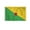 2x3 ft Nylon Flag, variant on AGAS French Guyana Flag 4x6 inch - 11" Plastic Pole 100% Polyester Stitched Edges Guyana National Mini Flag on a Stick