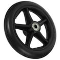 thumbnail image 4 of KAKOWELY Roues de Remplacement 1 Ensemble Roue de Fauteuil Roulant avec Axe Roue avant de Remplacement Roue de Fauteuil Roulant Pièce de Fauteuil Roulant 5.91"X5.91"X1.38 Pouces, 4 of 4