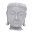 thumbnail image 2 of koolsoo Buddha Head Flower Pot Buddhism Gift Plant Container for Kitchen Desk Garden Style B, 2 of 9