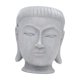 thumbnail image 2 of Adorno decorativo de maceta con forma de cabeza de Buda, maceta creativa, regalo, maceta gris Estilo B, 2 of 9
