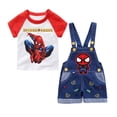 thumbnail image 1 of 2023 Kids Cartoon Disney Minnie Mickey Mouse Clothes Sets 100%Cotton Baby Sports Sets Boy Girl Tee+ Shorts Sets Toddler Suit8T Gao Jinjia LED, 1 of 2