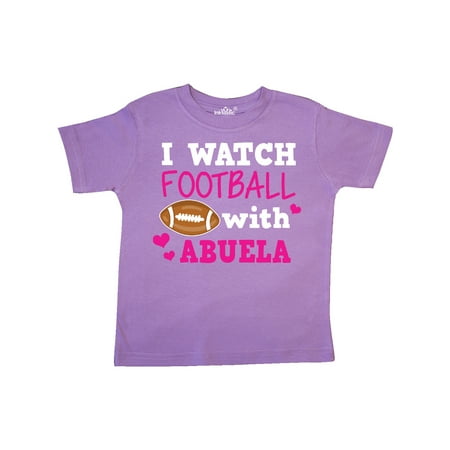 

Inktastic I Watch Football with My Abuela Gift Toddler Boy or Toddler Girl T-Shirt