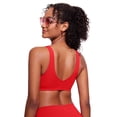 thumbnail image 2 of Top de Bikini CRZ YOGA con Relleno en V Rojo Talla S, 2 of 5
