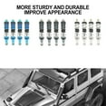thumbnail image 4 of Youkk Smooth Front Rear Shock Absorber For 1/12 MN128 G500 OFF-Road Wear-resistant Silver, 4 of 6
