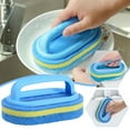 thumbnail image 3 of Handled Bath Scrubber 3-Layer Thick Foam Swimming Pool Cleaning Brush Batht, 3 of 8