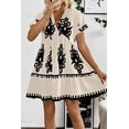 thumbnail image 4 of Stylish Short Sleeve Mini Dress - Perfect for Summer Vacations and Daily Wear - [ZhiHiMeRi] | (US 4-6)S, 4 of 12