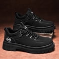 thumbnail image 4 of Men'S Fashionable Outdoor Shoes, Low-Top Work Boots, Slip-Resistant Casual Shoes with a PU Upper, Suitable for Outdoor Sports, Durable And Comfortable Men'S Footwear, Low-Top Lace-Up Design for All, 4 of 6