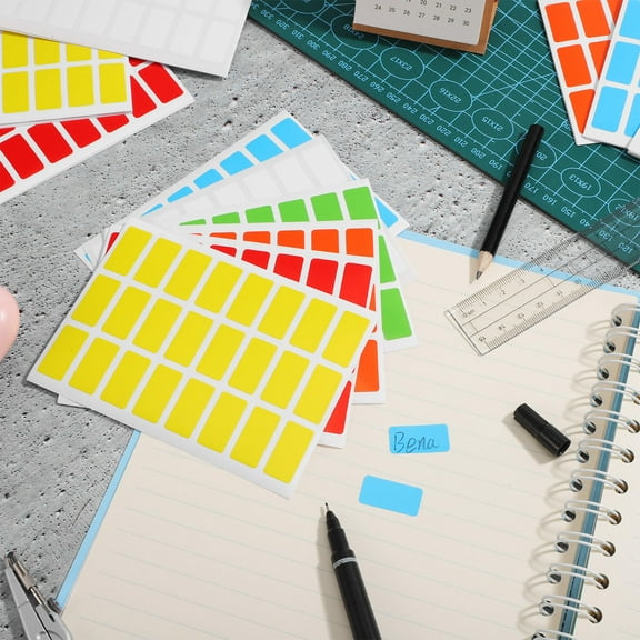 Raindrops 6 Pack File Folder Labels Rectangular Sticker Labels for Home and Office Organization