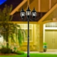 thumbnail image 2 of Designers Fountain 1923-BK Riviera Outdoor Post Lantern Light, Black, 2 of 4
