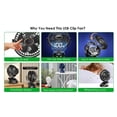 thumbnail image 6 of Small Desk Clip on Fan,Portable Personal USB Clip Fan for Home Office Travel Bed Stroller Camping Outdoor Fan White, 6 of 9