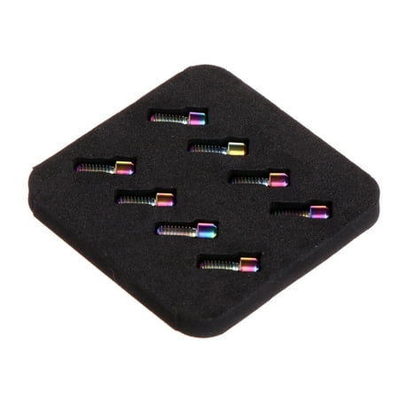

FAIOIN 8pcs M4x8mm for Titanium Fixed Bolts Anti-Slip Screw For Bicycle Pedal MTB Road