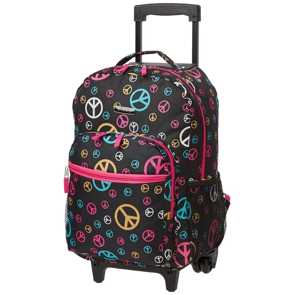 Mochila rodante Rockland Peace de 17 pulgadas con doble asa