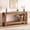 Rustic Brown, variant on Garderth Console Table With Storage,2-Tier Entryway Table,63" Narrow Sofa Table Behind Couch,Farmhouse Hallway Table With Reinforced Support For Living Room Entrance Foyer