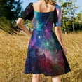 thumbnail image 5 of Galaxy Space Aesthetic Dress birthday dress for women elegant and pretty women's dresses elegant chic women dresses promotion, 5 of 7