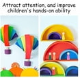 thumbnail image 3 of 12pcs 6 Colors Wood Peg Decorative Wooden Figure Peg for Home Decoration, 3 of 6