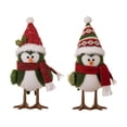 thumbnail image 1 of 2 decoraciones navideñas para mesa, muñecos, figuritas decorativas de pájaros, adornos de mesa para chimenea de invierno, mantel, vacaciones, Navidad, 1 of 6