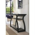 thumbnail image 7 of Bowery Hill Transitional MDF and Wood Veneer Console Table in Black, 7 of 7