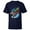 Navy, variant on Marvel Avengers Family Vacation 2023 Iron Man Thor Hulk Cap - Short Sleeve T-Shirt for Kids - Customized-White