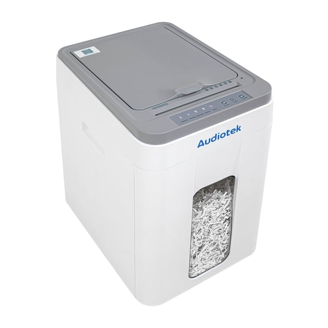 Trituradora De Papel Audiotek Corte Cruzado 400 Hojas Seguridad P-5