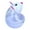 white, variant on NOVELAR Cat Treat Dispenser Tumbler Toy, 2.75 in Mouse Design, Slow Feeder for Food Puzzles, Interactive Playtime for Indoor Cats