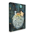 thumbnail image 3 of Stupell Industries Astronaut Camping Moon Whimsical Stars Outer Space Canvas Wall Art, 24 x 30, Design by Rachel Nieman, 3 of 5