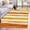 Gold, variant on Orange Yellow Stripe 2'x3' Washable Rug, Fall Farmhouse Modern Abstract Non-Slip Soft Doormat Area Rugs for Entrance Bathroom Bedsides, Front Doormat Carpet for Kitchen Bedroom, Entryway Floor Mat