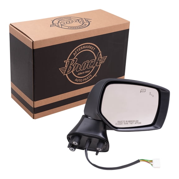 Brock Power Mirror for 2015-2017 Outback Blind Spot Detection Turn Signal Indicator Heated Right