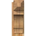 thumbnail image 2 of Ekena Millwork 8"W x 18"D x 22"H Balboa Rough Sawn Craftsman Outlooker, Western Red Cedar, 2 of 4