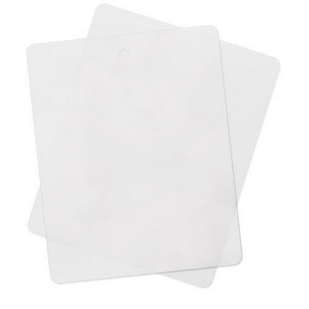 (4 Pack) Thin Clear Flexible Cutting Board Chopping Mat, 12