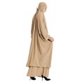 thumbnail image 3 of Pounoo Islamic Clothing Batwing Sleeve Hooded Maxi Length Loose Fit Lightweight Abayas Modest Prayer Garment Outfit Gift, 3 of 8