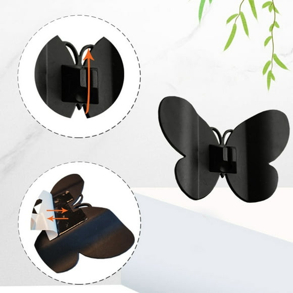 Fiudx Organizador de Alambre para Cocina, Clip Adhesivo Resistente, Solución de Almacenamiento Oculta Fácil de Usar, Resistente Al Calor para Electrodomésticos, Baño y Oficina, Ideal para Cocineros y