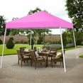 thumbnail image 7 of Canopy Tent, 10X10 FT Pop Up Canopy Outdoor Instant Tent Slant Legs with Carrying Bag, Portable Gazebo Shelter for Patio Deck Garden and Beach - 8X8 FT Canopy Cover (Pink), 7 of 7