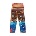 thumbnail image 5 of Junzan Men'S Pajama Pants Animals On Noah'S Ark2 Sleepwear Pants Pj Bottoms Drawstring And Pockets, 5 of 9
